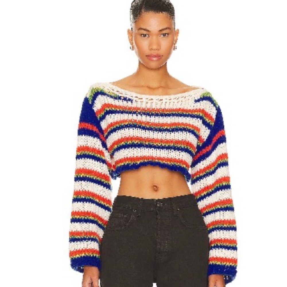 More to Come Stefanie Cropped Sweater